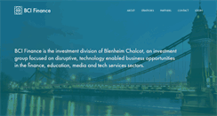 Desktop Screenshot of bci-finance.com